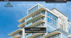 Desktop Screenshot of alliancepropertysystems.com